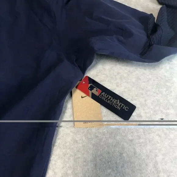 Atlanta Braves Nike Batting Shirt Mens XL MLB Long Sleeve Vented Baseball New - Picture 8 of 13